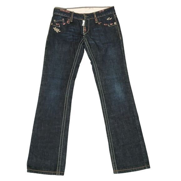 Vintage Marithe Francois Girbaud Womens Jeans Denim Low Rise Navy‎ Size 29 - Picture 1 of 16